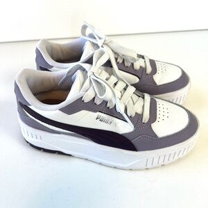 Puma Karmen II Idol Sneakers • White/Plum • Size Youth 5 • Street Style • Cute 🥰